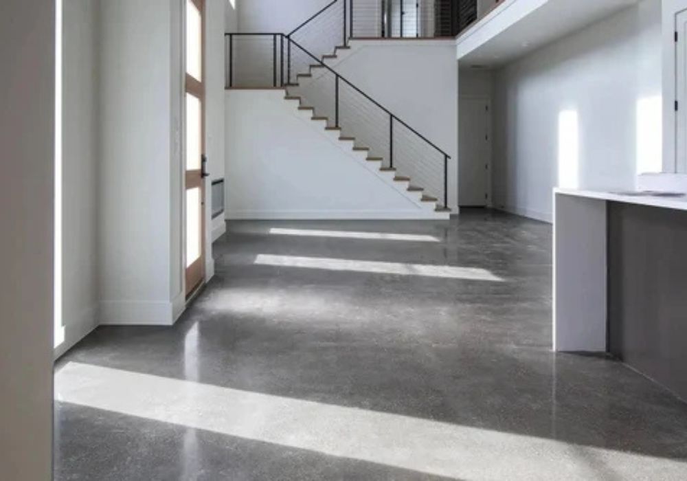 microcement. seamless. flooring